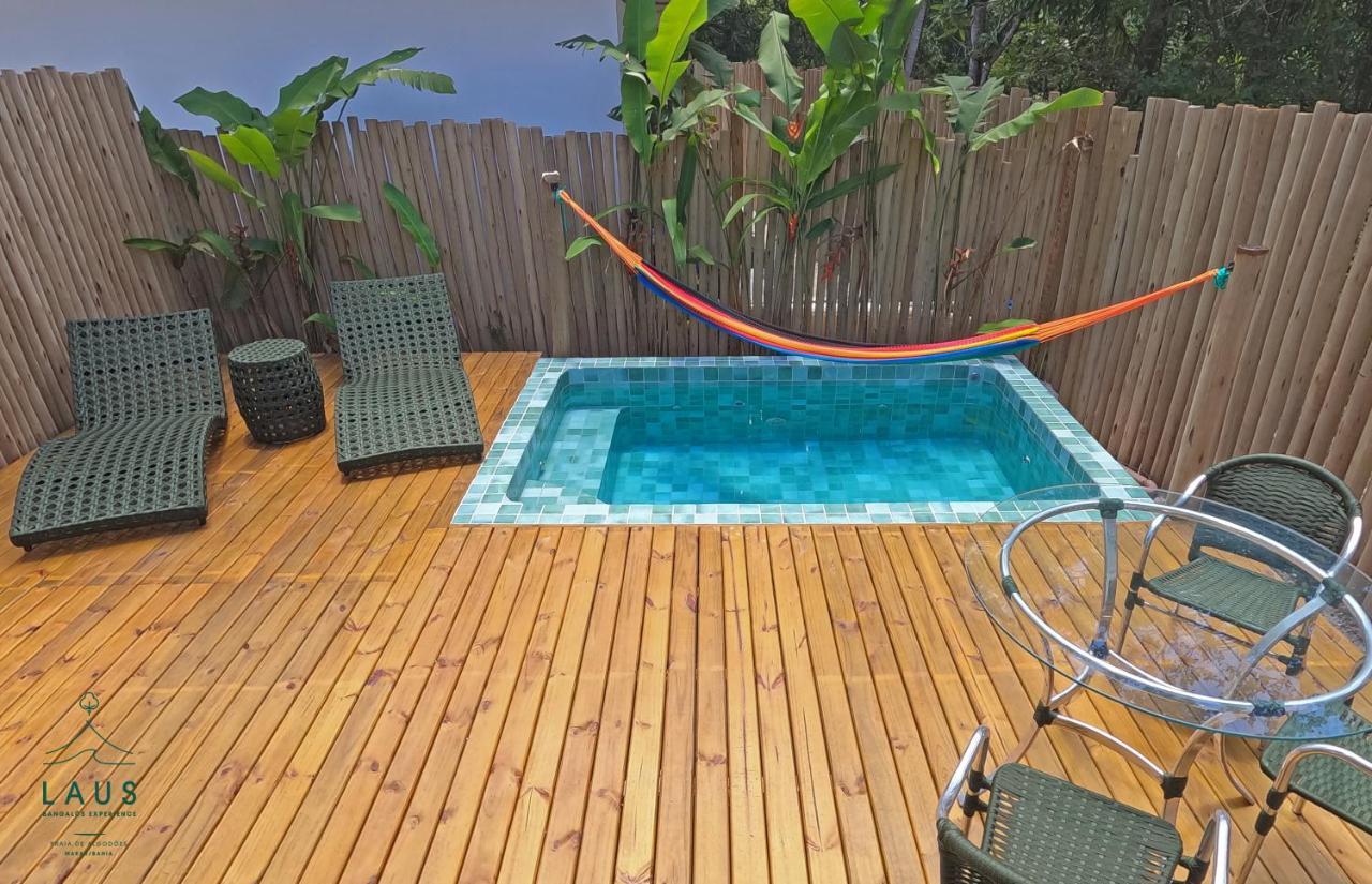 Laus Bangalos Experience - Piscina Privativa - Praia De Algodoes - Peninsula De Marau - Bahia Praia dos Algodoes ภายนอก รูปภาพ
