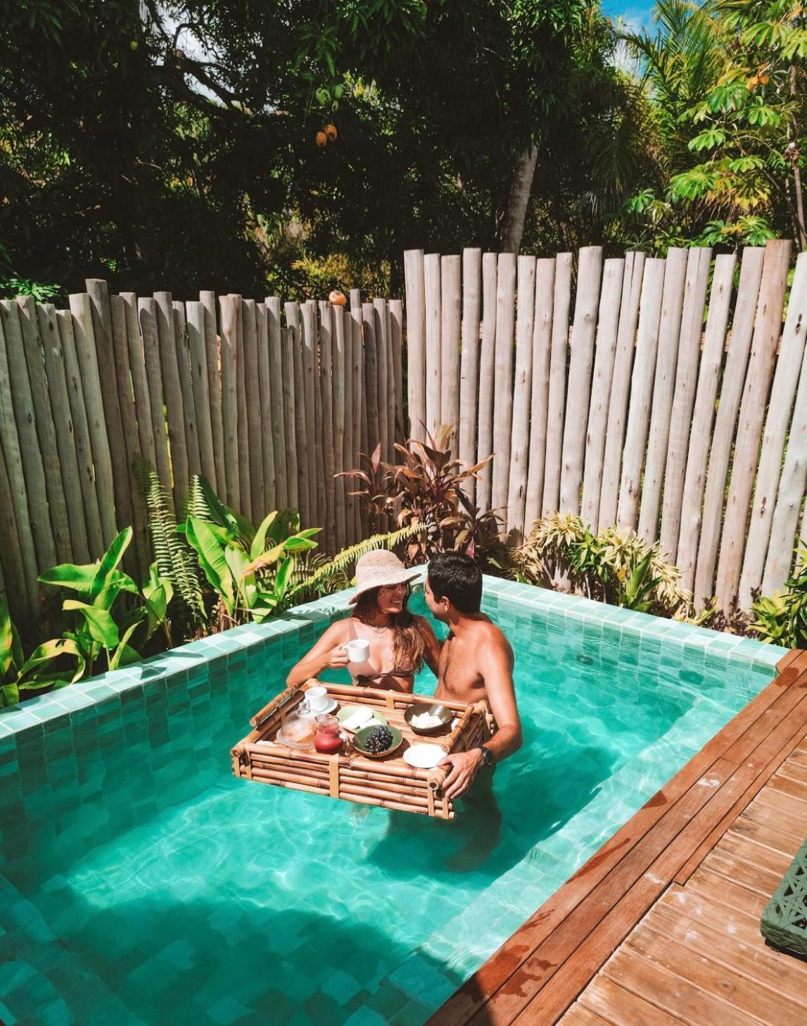 Laus Bangalos Experience - Piscina Privativa - Praia De Algodoes - Peninsula De Marau - Bahia Praia dos Algodoes ภายนอก รูปภาพ