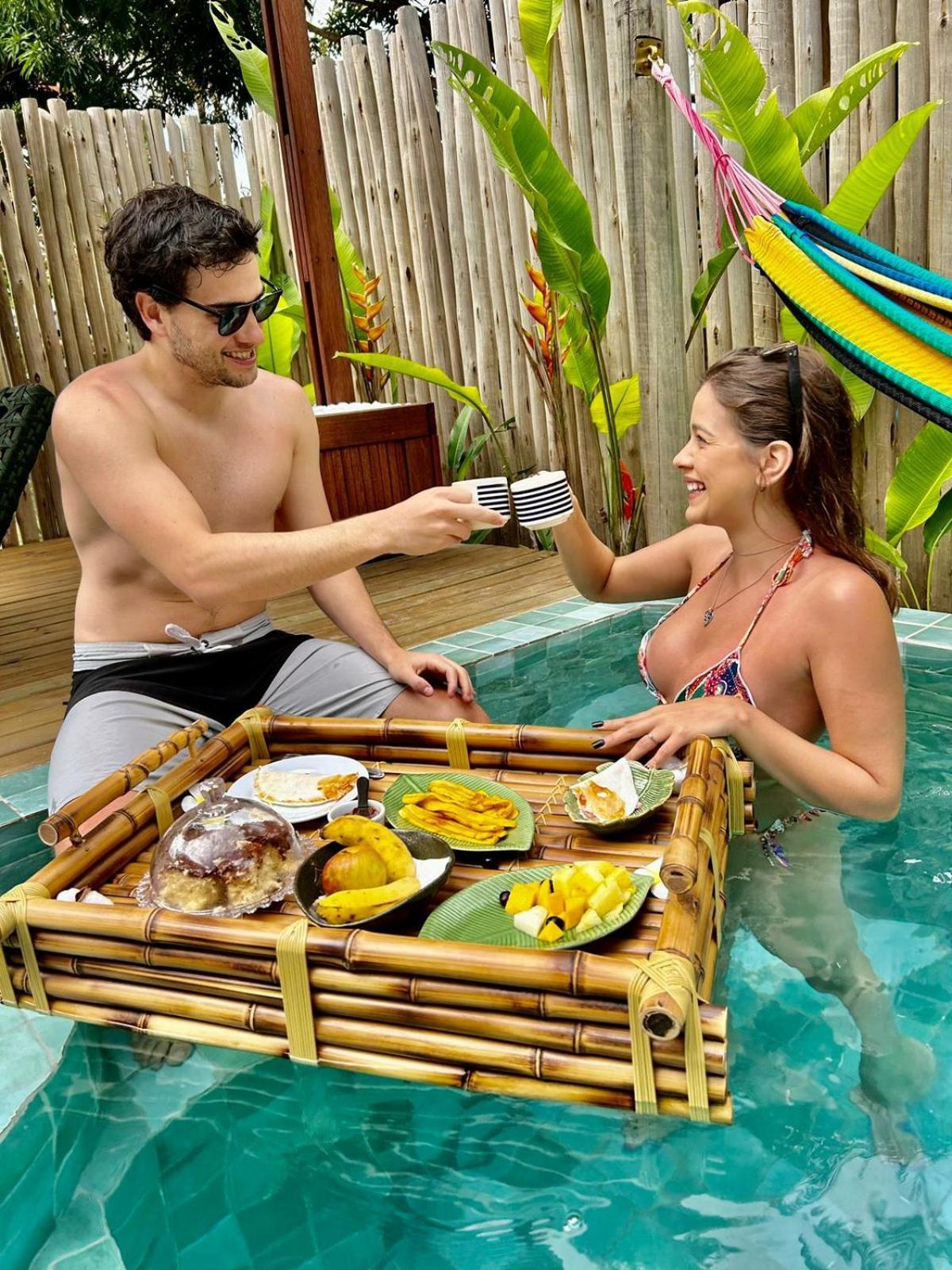 Laus Bangalos Experience - Piscina Privativa - Praia De Algodoes - Peninsula De Marau - Bahia Praia dos Algodoes ภายนอก รูปภาพ